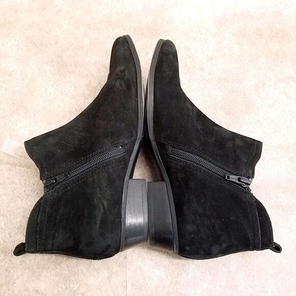 Naturalizer Womens Becka Size 6.5 Black Leather Side Zip Ankle Boots Booties - Picture 9 of 11